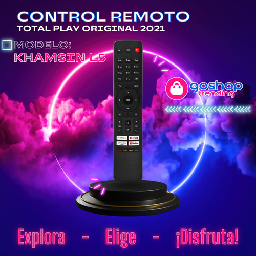 3 Pz Control Remoto Universal Totalplay Khamsin L5 Original