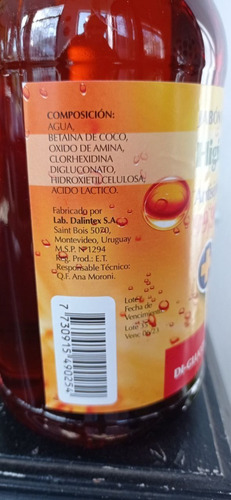 Jabón Con Clorhexidina Al 2% Multi Crema - 980 Ml