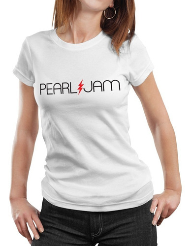 Polera Mujer Pearl Jam Rock 100% Algodón Orgánico Mus15