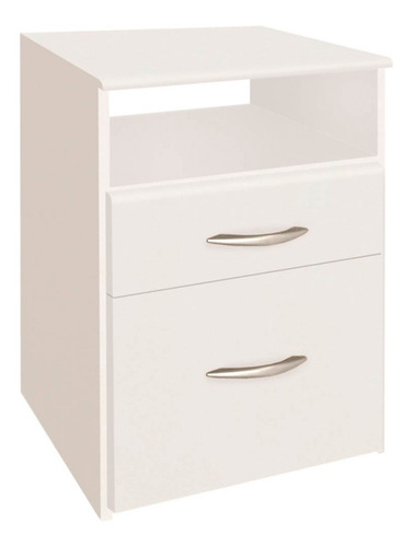 Imagen 3 de 5 de Mesa De Luz Platinum Modelo 962 Blanca