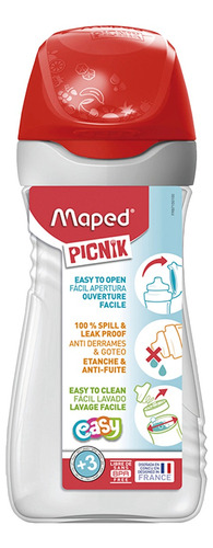 Botella Plastica Maped Picnik Origins 430ml Fuerte Bpa Free