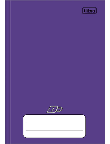 Caderno Brochura 1/4  D+ Roxo 96 Folhas