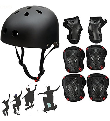 Monopatín Ajustable Besmall Casco De Skate Con Equipo De Pro