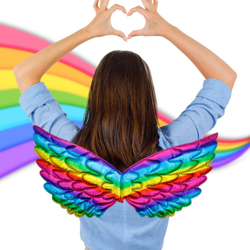 Alas Mariposa Metálicas Orgullo Gay Pride Lgbt