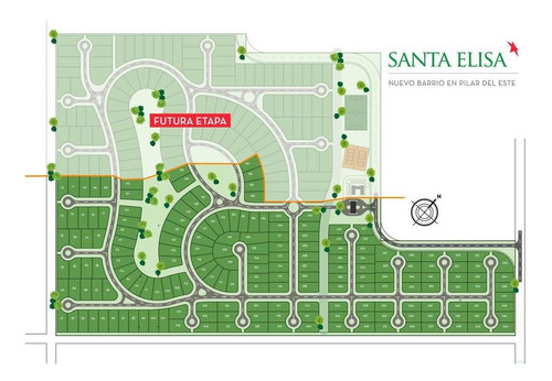 Imagen 2 de 6 de Oportuniad! Lote Venta Santa Elisa, Pilar Del Este - Listo Para Construir