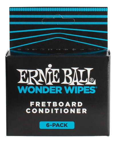 Ernie Ball Pack 6 Paños Fretoboard Conditioner P04276