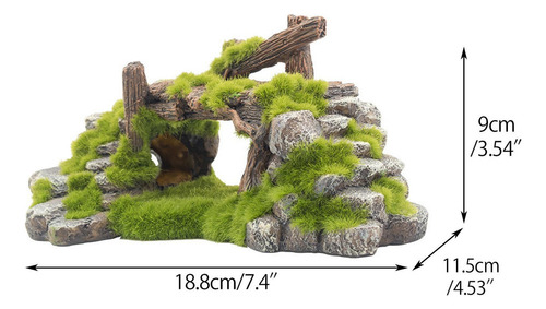 Ornamento Del Tanque De Peces Del Árbol De Rocalla Del