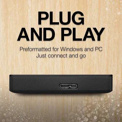 Unidad Portátil Seagate, 1tb, Disco Duro Externo, Negro, Par