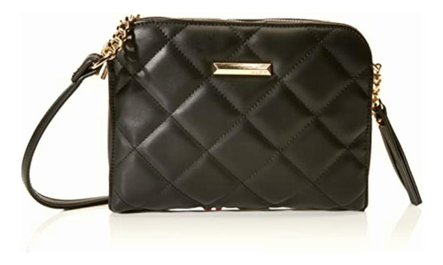 Aldo Crodia Bolso Bandolera Para Mujer, Otro Negro, Talla