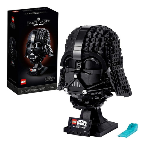 Imagen 1 de 5 de Bloques para armar Lego Star Wars Darth Vader helmet 834 piezas  en  caja