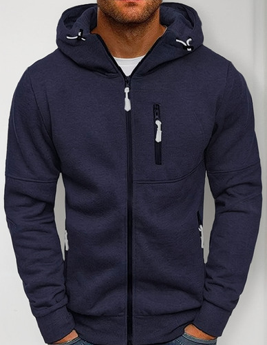 Sudadera Hombre Con Capucha Deportiva Con Cierre