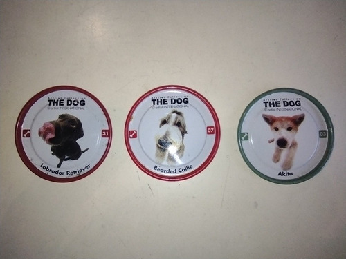 3 Tazos Metálicos Colección The Dog