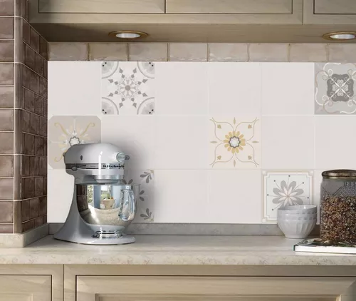 Pack 8 Vinilos Decorativos Azulejos Cocina Baño Autoadhesivo - $ 150,00 en  Mercado Libre