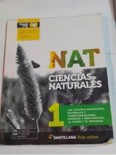 Usado - Ciencias Naturales 1 - Vale Saber - Santillana (Usado)