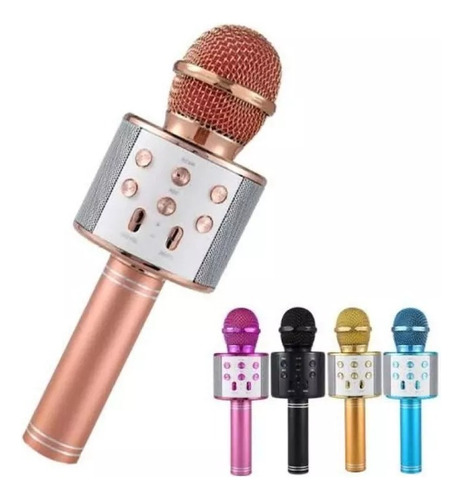 Microfono Inalambrico Karaoke Con Parlante Bluetooth