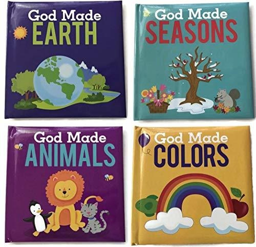 Libros De Tableros Acolchados Para Niños, Dios Made. Rwbsh