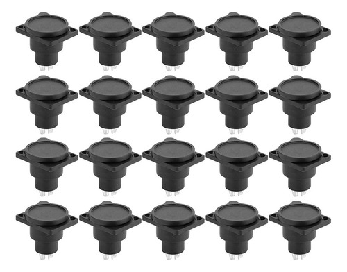 Montaje De Chasis Hembra, 20 Piezas, Conector Xlr De 3 Pines