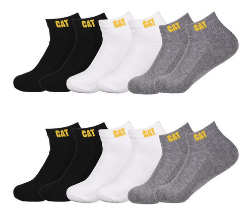 Calcetines Deportivos Cat Caballero 12 Pares