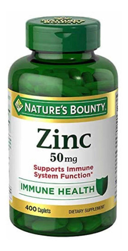 Zinc Original Importado Eeuu 400 Cápsulas Entrega Inmediata