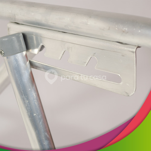Reposera X2 Alta Playa Playera Camping 5 Posiciones Aluminio