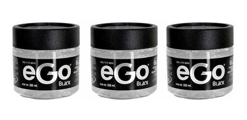 Gel Ego Black 250 Gr / Pack 3 Pz