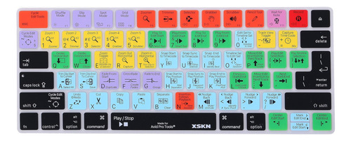 Xskn Avid Pro Tools Funda De Silicona Para Teclado De Acceso