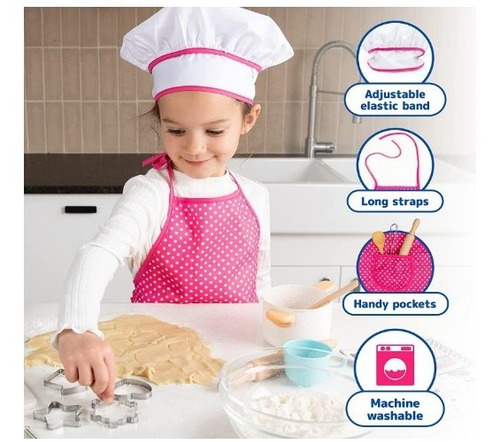 Imagen 5 de 9 de Juego De Reposteria Para Niñas. Set De Cocina Real