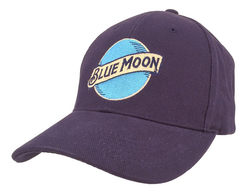 Gorra Béisbol Con Logo Cerveza Blue Moon Tee Luv (azul