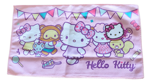 Toalla Rostro Y Mano Hello Kitty 49*28cm Niñas