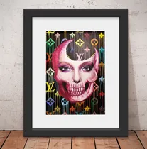 Comprar Quadro Decorativo Louis Vuitton + Vidro & Paspatur 46x56 Q56