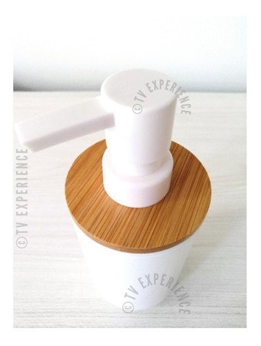 Imagen 5 de 6 de Dispenser Jabón Líquido Minimalista Blanco Deco Baño