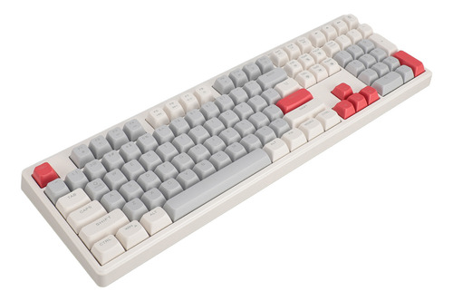 Teclado Retroiluminado Para Videojuegos, 108 Teclas, Silenci