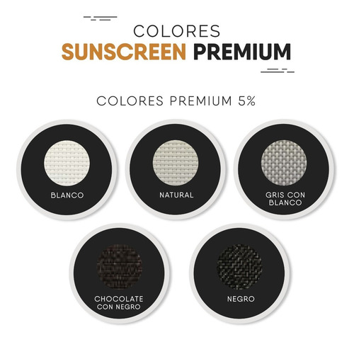 Cortinas Roller Sunscreen Listas Para Instalar En Sistema