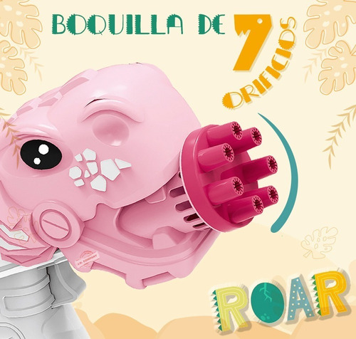 Imagen 4 de 8 de Pistola De Burbujas Automatica Para Niños Juguete Bubble Gun
