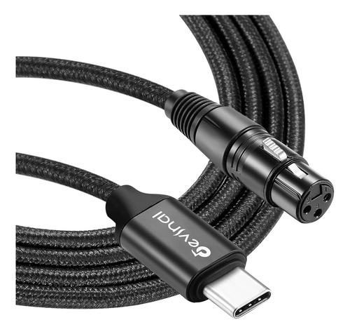 Cable Xlr A Usb C, Devinal Upgrade Usb C Cable De Micrófono 