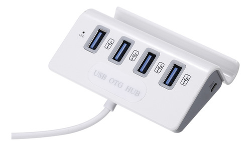 // Hub Usb Otg Con Lector De Tarjetas Y Divisor Usb3.0 Para