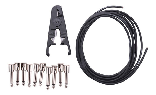 Kit De Cable De Pedalera Sin Soldadura Para Guitarra De 3 M,