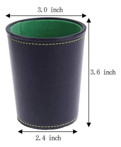 Juego De Mesa Juego De 4 Cachos De Eco Cuero Negro