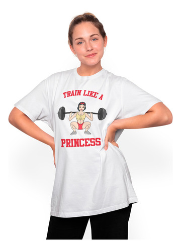 Playera Mujer Princesas Gym Fitness Ariel Cenicienta Etc