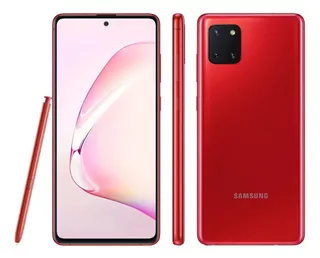 Usado: Samsung Note 10 Lite 128 Gb Vermelho - Regular