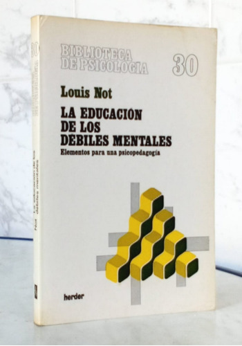 Educación Debilidad Mental Psicología Psicopedagogía / Cs Eh