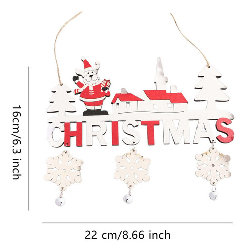 Colgante De Navidad De Madera, Adornos Navideños, Alce