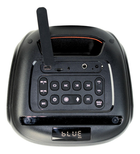 Caixa De Som Com Microfone Sem Fio Tipo Jbl Partybox Encore