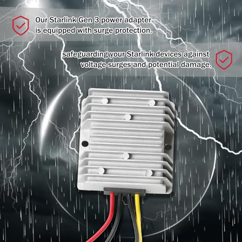 Pack Kit De Conversin 12v Starlink Gen 3 - Adaptador Potente