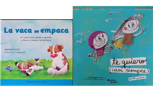 2 Libros Te Quiero Casi Siempre Llenas + La Vaca Se Empaca 