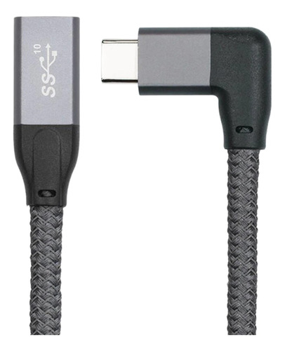 Cabo Extensor Usb-c 20 Cm Gen 2 10g Extensão Usb-c 4k60hz