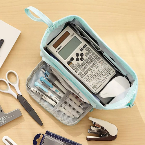 Estojo Para Lápis, Bolsa De Lápis De Grande Capacidade