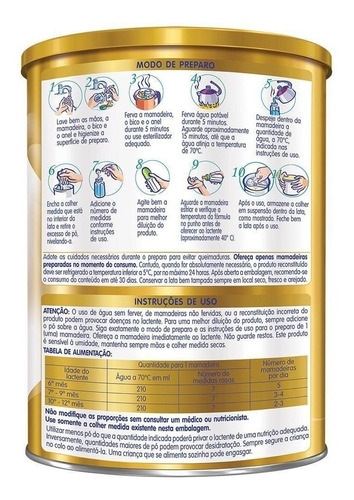 Imagen 2 de 2 de Leche de fórmula en polvo Nestlé Nan Supreme 2 en lata de 800g - 6 a 12 meses