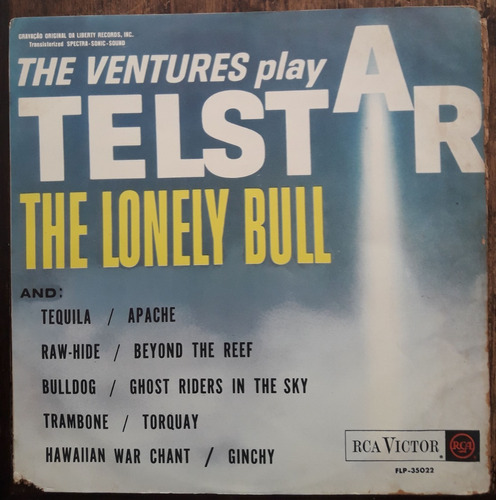 Lp Vinil (vg+/nm) The Ventures Play Telstar Ed Br 1962 Mono