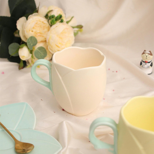 Bb Caneca De Cerâmica Criativa Tulip 300ml/10oz,